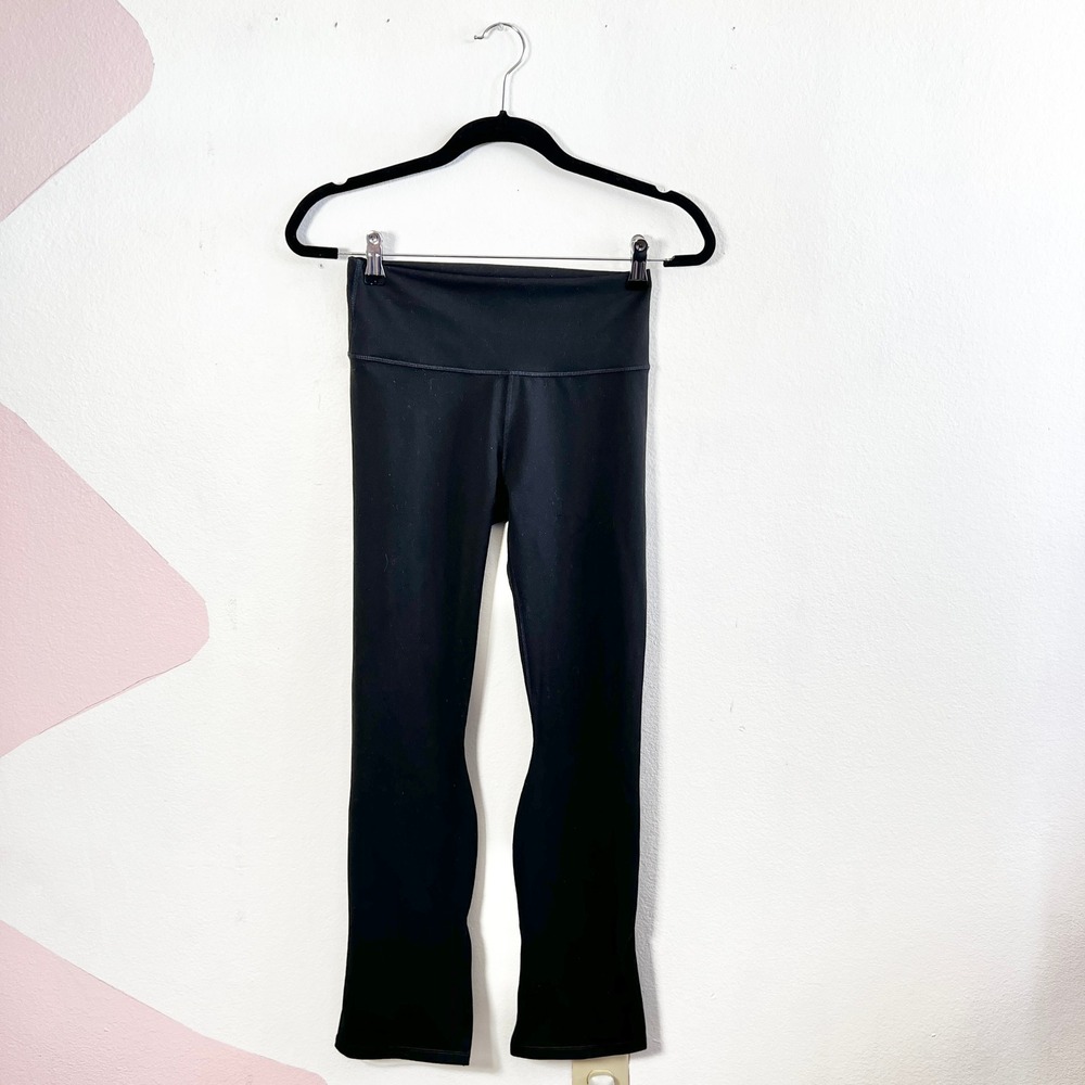 Fabletics Define PowerHold Split Hem Flare Legging Black Small